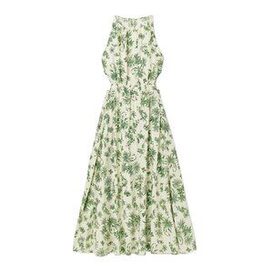 SANDRO Annecy Linen Blend Dress - Size 36